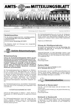 Amtsblatt Nr. 194 08.10.15