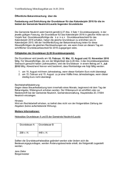Informationen f&uuml;r Steuerzahler