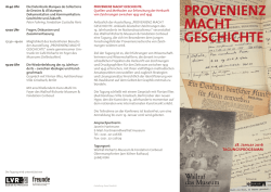 provenienz macht geschichte