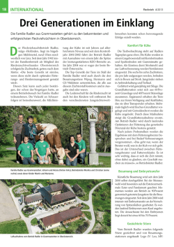 Drei Generationen im Einklang