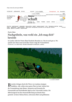 Nachgrübeln, was wohl ein „Ich mag dich“ bewirkt