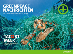 Greenpeace Nachrichten 1/2016