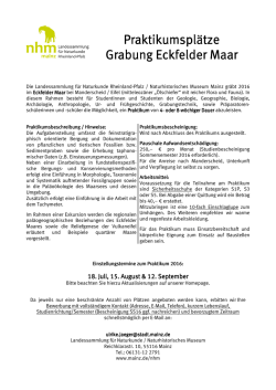 Grabung Eckfelder Maar