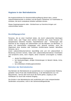 Hygiene in der BK - Peter Kirischitz