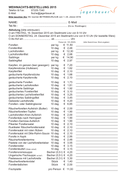 Formular für Ihre Bestellung runterladen