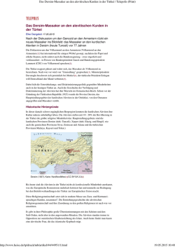 (Das Dersim-Massaker an den alevitischen Kurden in der T\374rkei