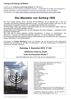 Das Massaker von Surberg 1945 - VVN-BdA