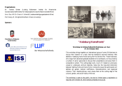 Im Zentrum des Symposions steht weniger das grausame Massaker