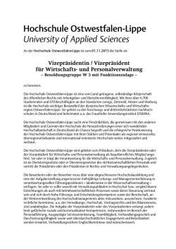 Hochschule Ostwestfalen-Lippe - HS-OWL