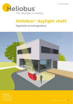 Produktkatalog Heliobus daylight shaft