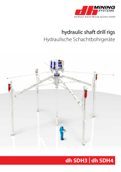 hydraulic shaft drill rigs dh SDH3 | dh SDH4