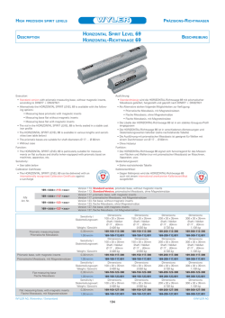 HORIZONTAL SPIRIT LEVEL 69 HORIZONTAL