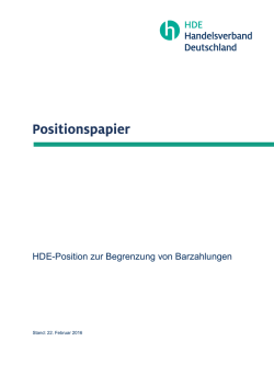 Hier steht der Titel des Dokuments in einer oder mehreren Zeilen