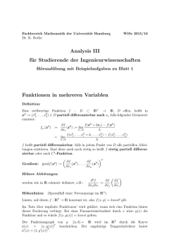 H&ouml;rsaal&uuml;bung 1 - Fachbereich Mathematik