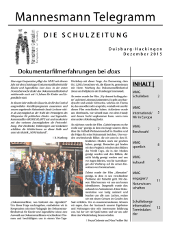 Eine enge Kooperation pflegt das MMG seit diesem Jahr mit dem