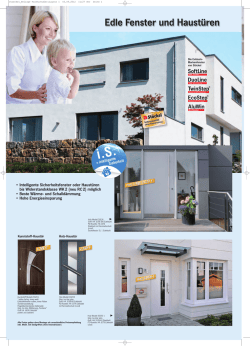 Edle Fenster und Haust&uuml;ren - Glas und Metallbau Langewehr
