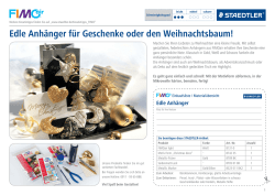 Edle Anh&auml;nger f&uuml;r Geschenke oder den Weihnachtsbaum!