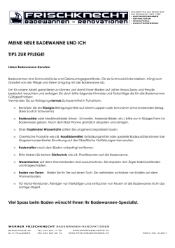 MEINE NEUE BADEWANNE UND ICH TIPS ZUR PFLEGE!