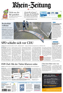 SPD schiebt sich vor CDU - E-Paper - Rhein