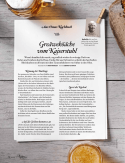 Gre&auml;wek&ouml;&auml;che vom Kaiserstuhl