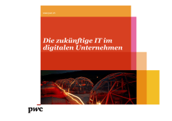 Die zukünftige IT im digitalen Unternehmen