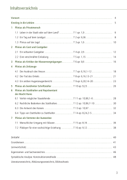 Inhaltsverzeichnis