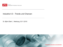 Industrie 4.0 von Dr. B. Eilert