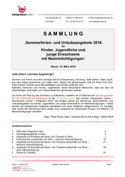 sammlung - Integration Wien
