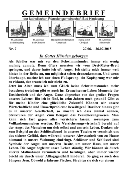 Juli 2015 - Kirche Hindelang