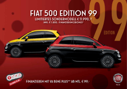 FIAT 500 EDITION 99
