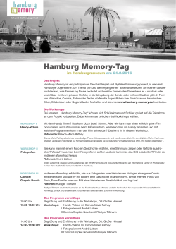 Hamburg Memory-Tag