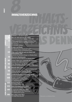 Inhaltsverzeichnis