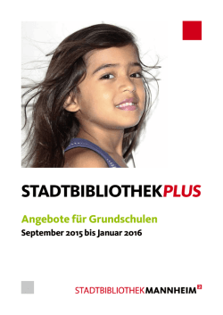 stadtbibliothekplus für Grundschulen
