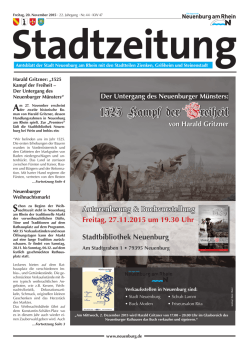 Harald Gritzner: &bdquo;1525 Kampf der Freiheit &ndash; Der Untergang des