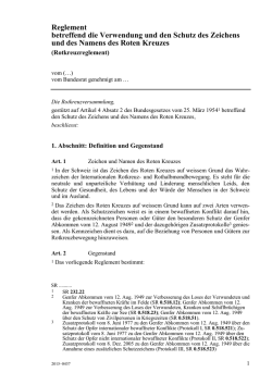 Rotkreuzreglement