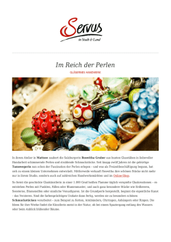 Im Reich der Perlen
