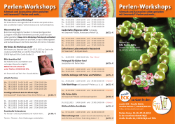 Perlen-Workshops Perlen-Workshops