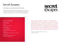 Secret Escapes - United Internet Media