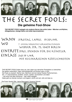 The Secret Fools: