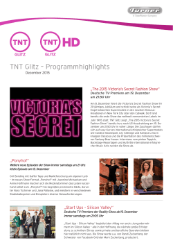 TNT Glitz – Programmhighlights