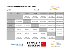 Curling-Firmenmeisterschaft 2015 / 2016