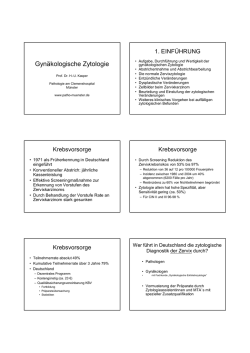 Gyn&auml;kologische Zytologie - patho