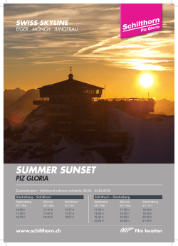 summer sunset - Hotel Alpenruh Mürren