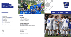 Ein starKEs tEam - TuS Mosella Schweich eV