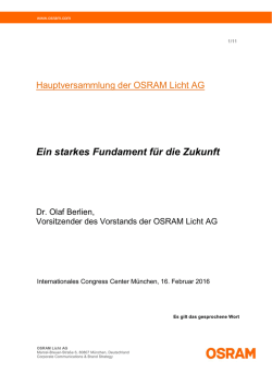 Ein starkes Fundament f&uuml;r die Zukunft