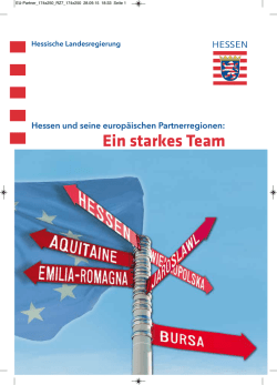 Ein starkes Team - Hessische Staatskanzlei