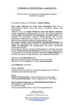 Ihr erholsamer Weg in den Feierabend - Wasser