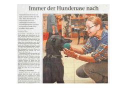Immer der Hundenase `naChv