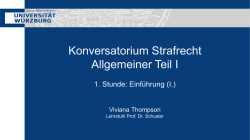 Einf&uuml;hrung Teil 1