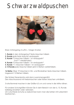 Schwarzwaldpuschen - Regi´s Wollstüble